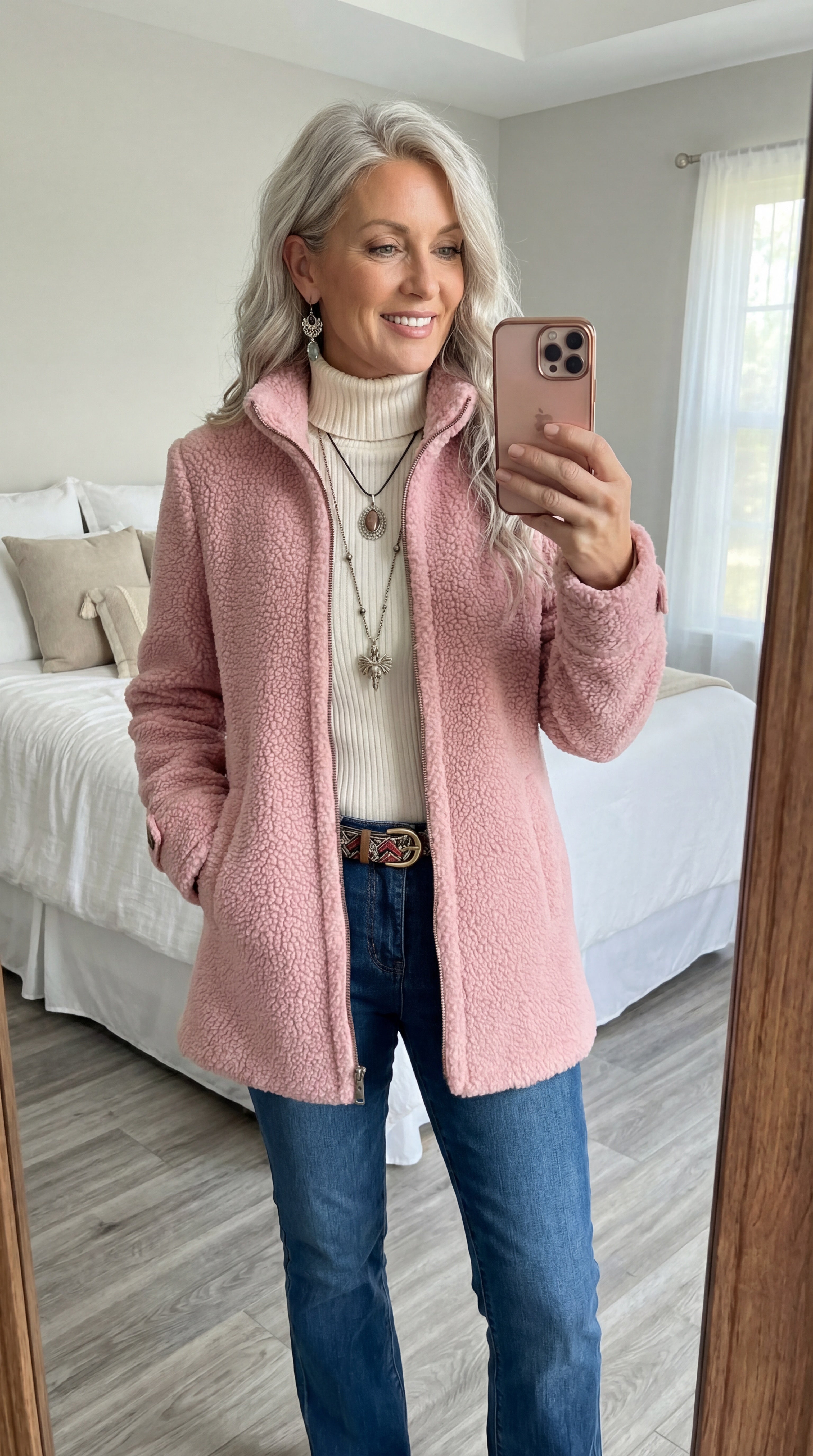 CASSANDRA | Chaqueta teddy holgada