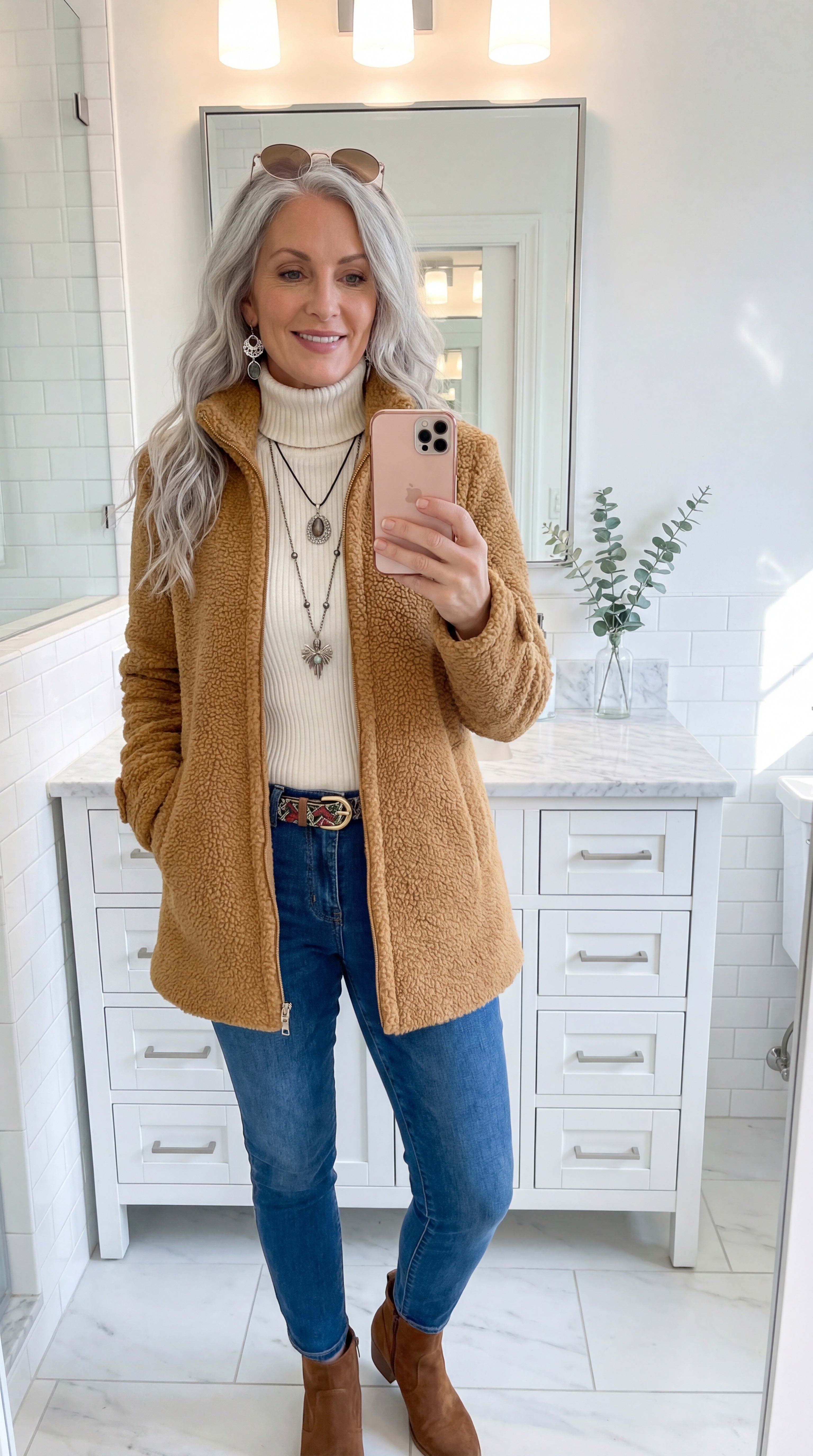 CASSANDRA | Chaqueta teddy holgada