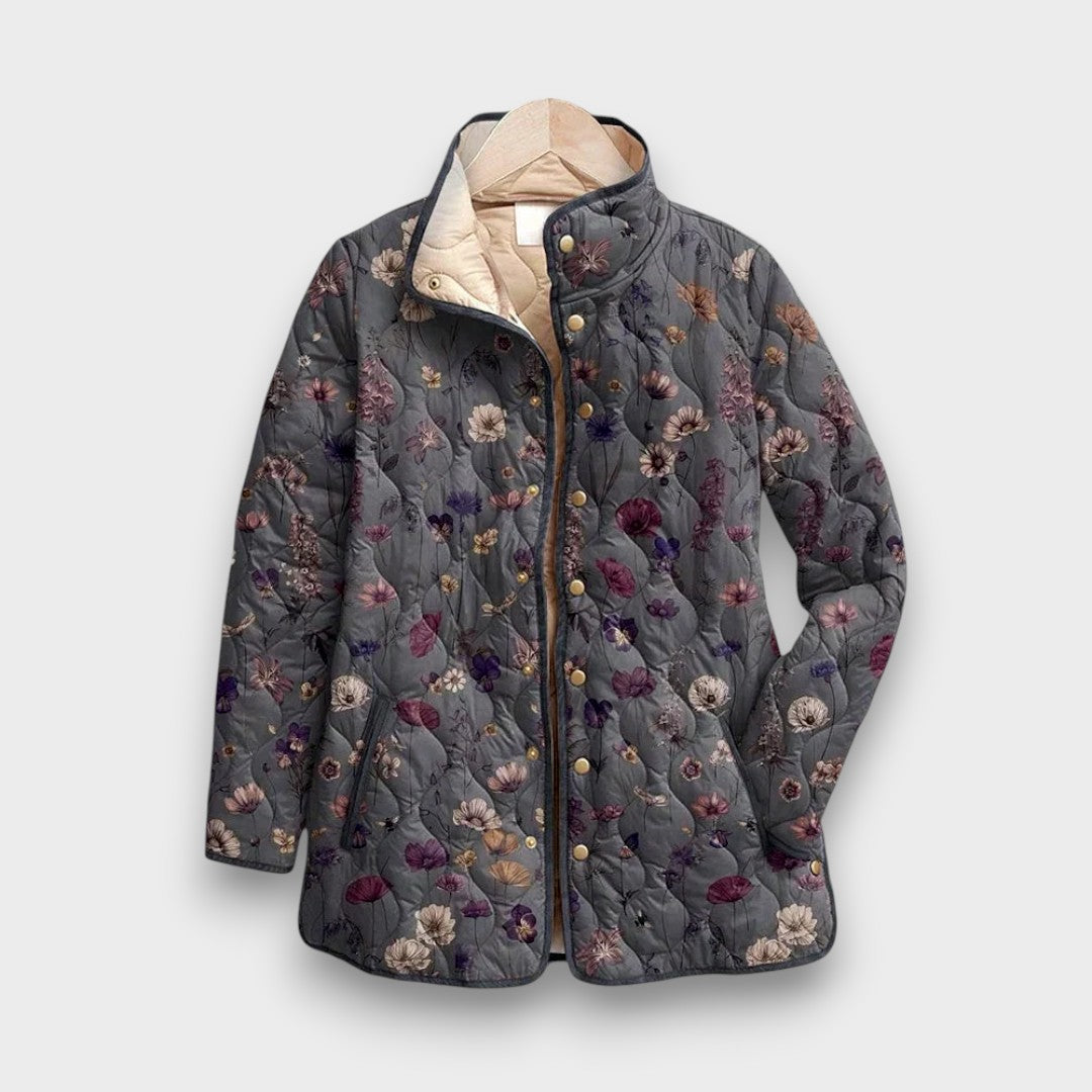 ELŻBIETA | Chaqueta acolchada floral