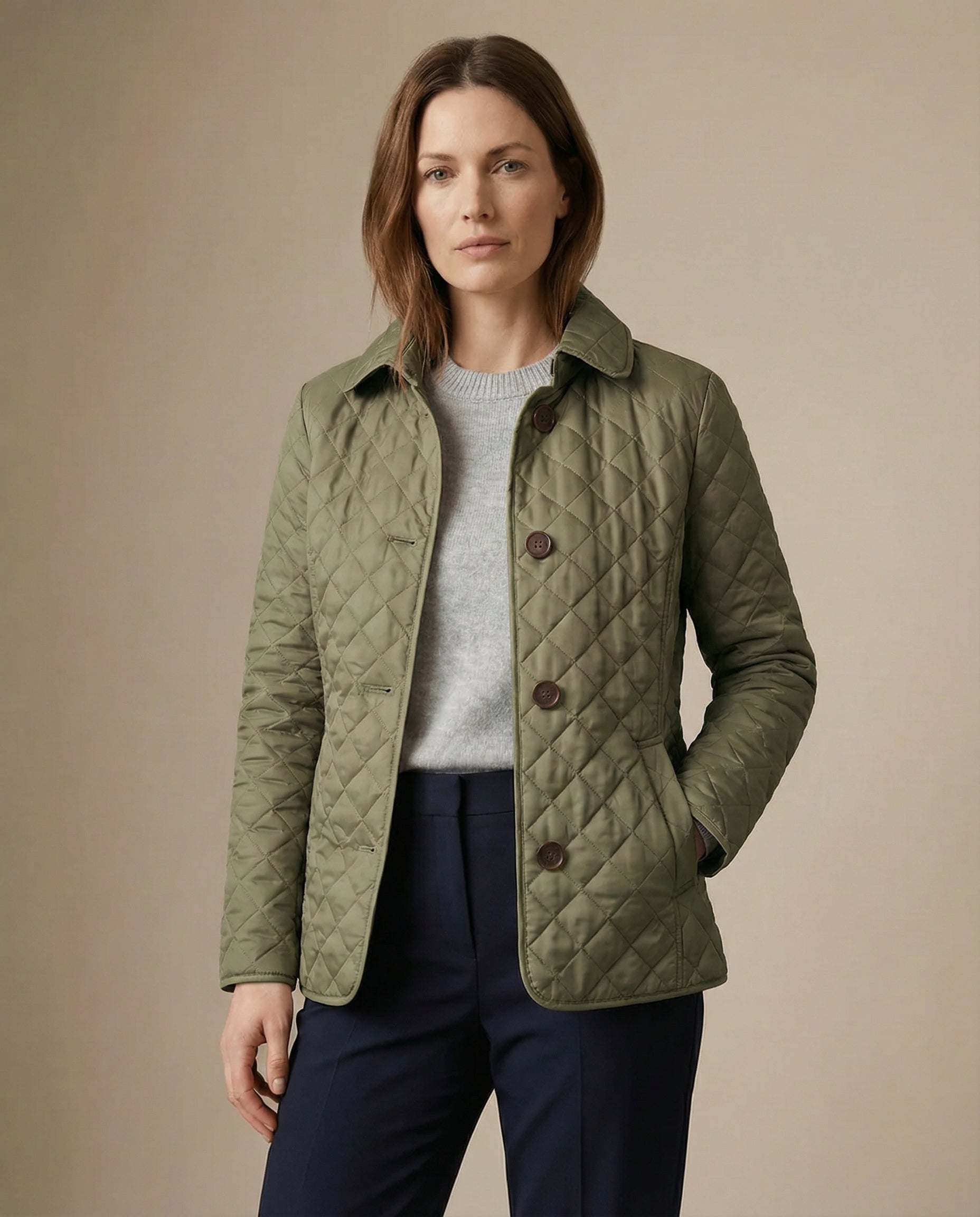 KAROLINA | Chaqueta acolchada con botones
