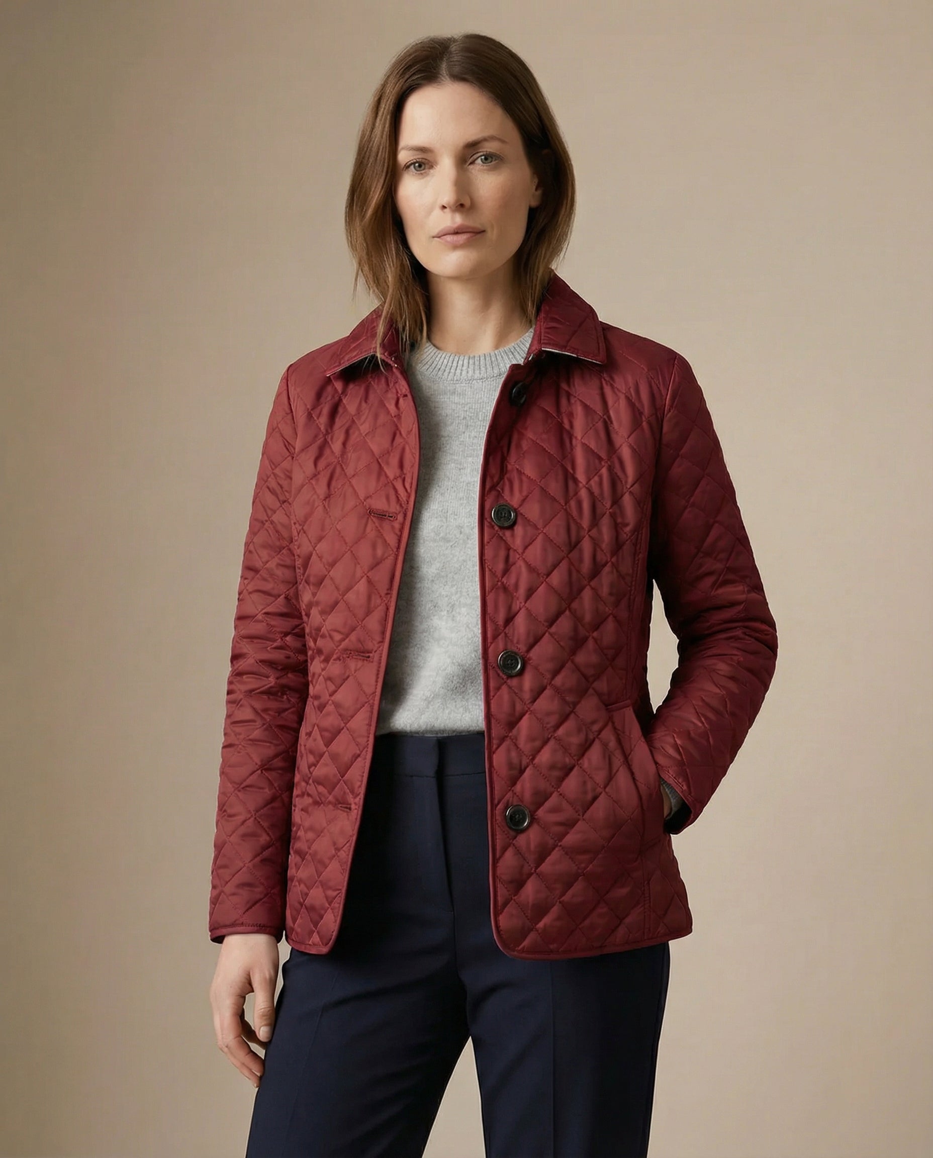 KAROLINA | Chaqueta acolchada con botones