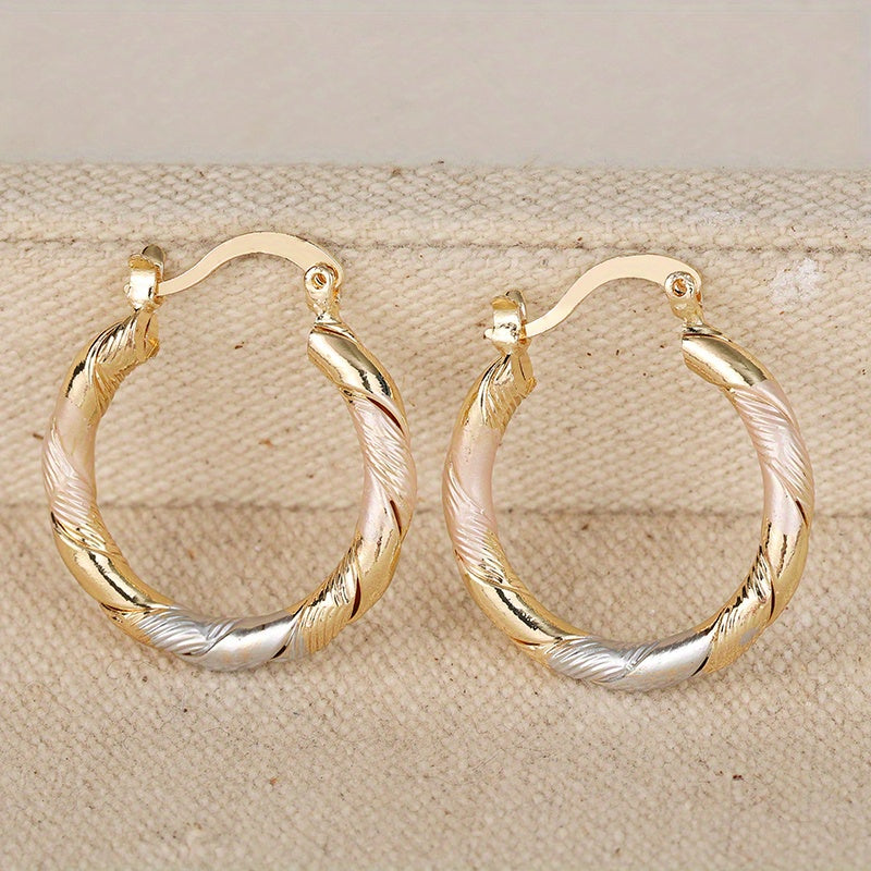 KYSHA | Pendientes de aro contrastantes