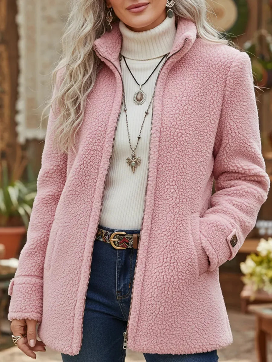 CASSANDRA | Chaqueta teddy holgada