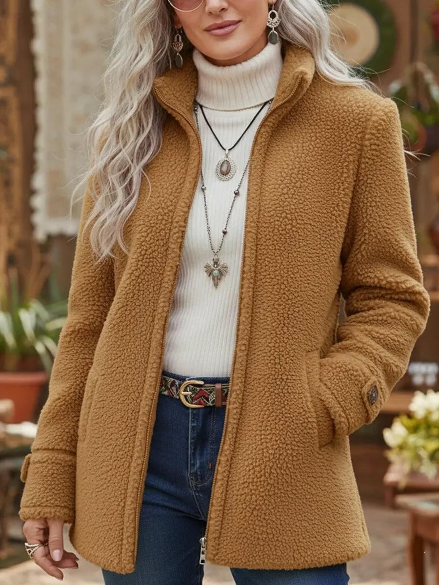 CASSANDRA | Chaqueta teddy holgada