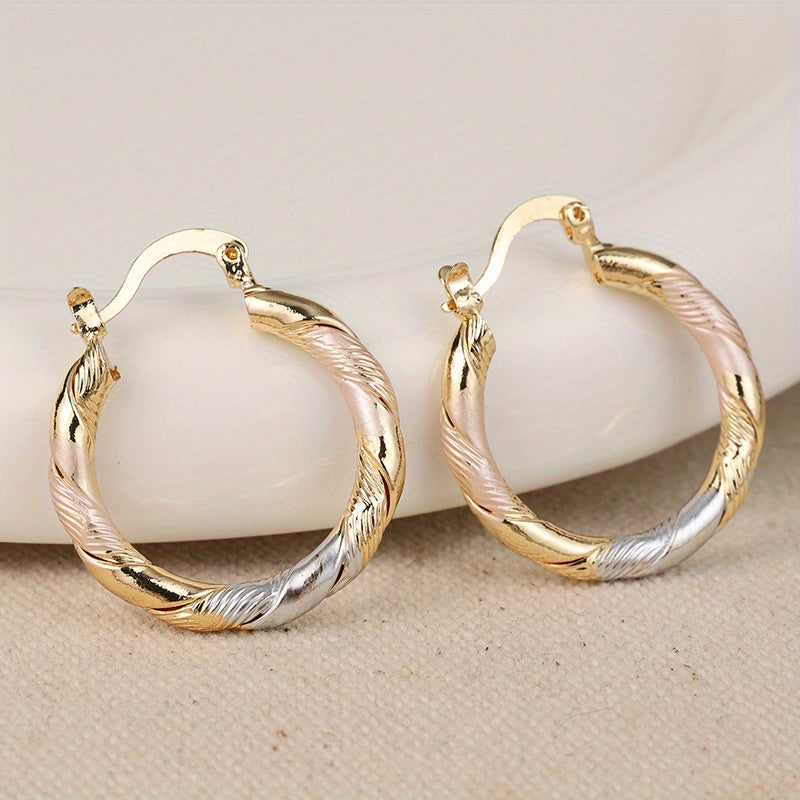 KYSHA | Pendientes de aro contrastantes