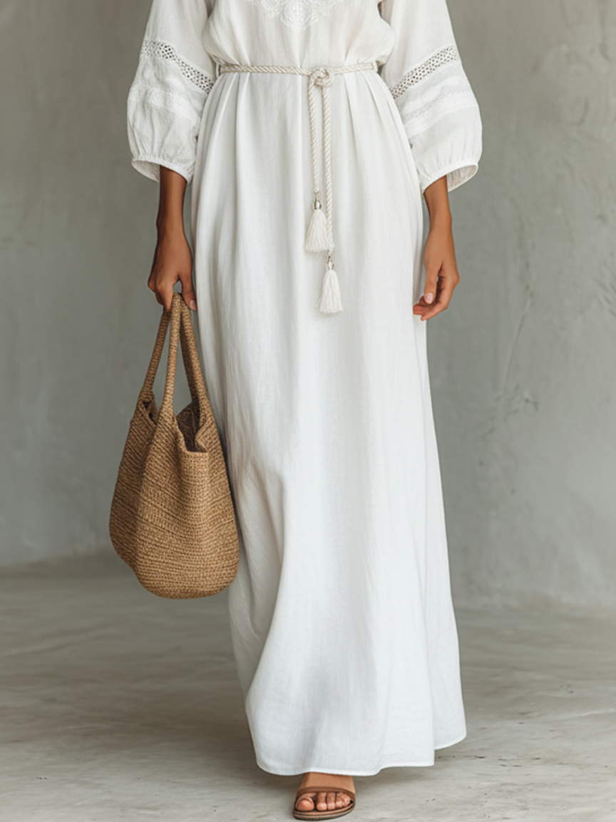 MARÍA | Vestido maxi encaje