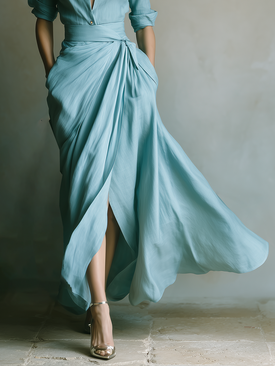 VALENTINA | Conjunto con falda maxi